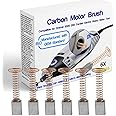 6 PCS Carbon Motor Brushes Compatible for Dremel 3000 200 276 396 Brush Repairing Part,for Dremel 2610009829 Motor Replacement Part