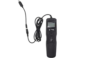 Fotga Timer Remote Shutter Release Cord Cable for Nikon DSLR Camera Z7 Z7II Z6 Z6II Z5 D750 D780 P1000 D7500 D7200 D5600 D550