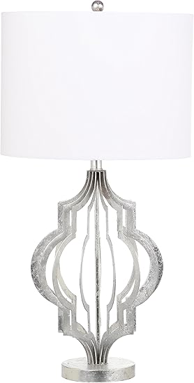 silver leaf table lamp