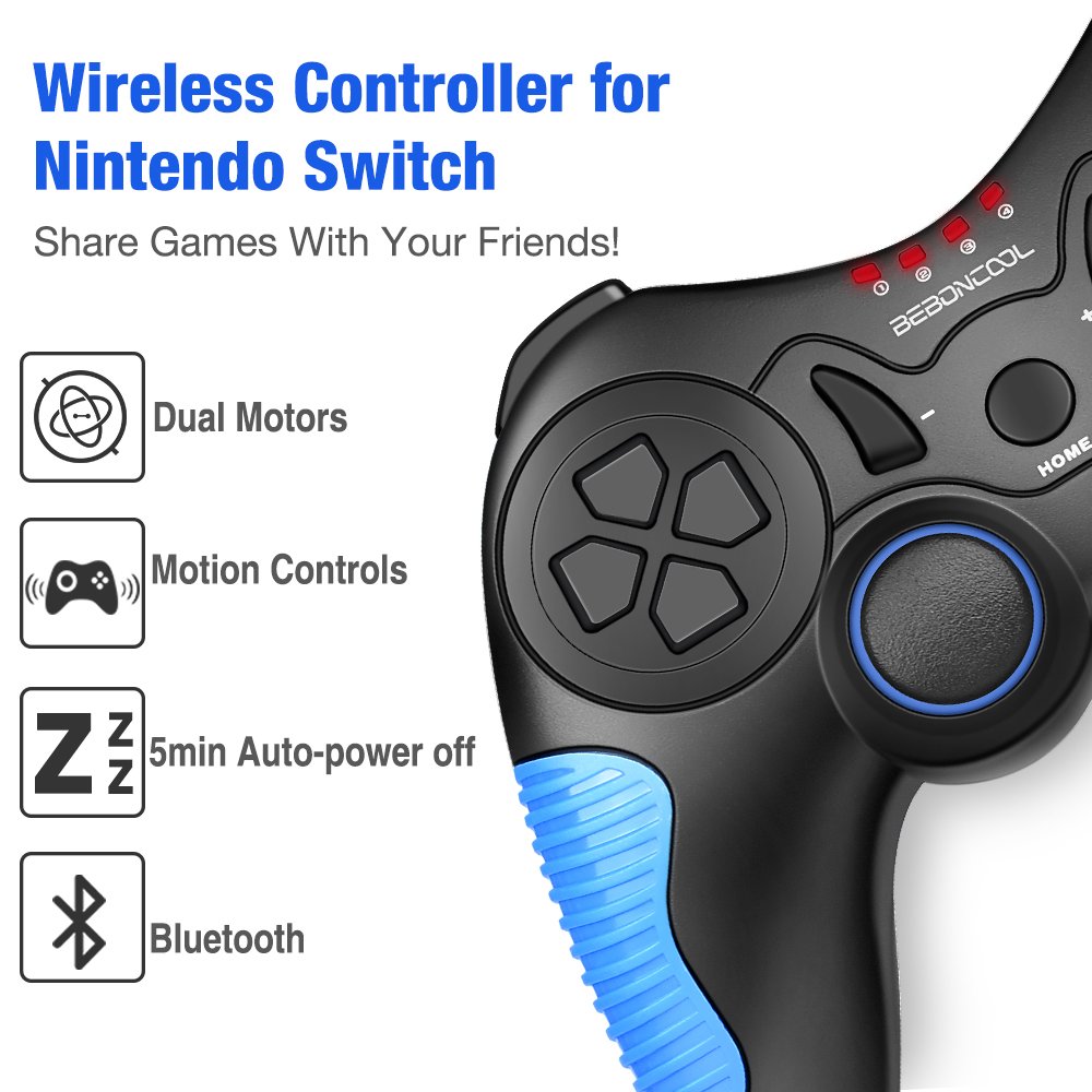 BEBONCOOL Wireless Controller for Nintendo Switch Pro Wii Controllers Accessories Splatoon 2 edition Xenoblade Chronic Super Smash bros