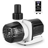 Orlushy DC-5000 Silent Swirl Controllable DC aquarium Pump 40W 1320GPH-marine wavemaker return pump with sine wave Controller for salt/Freshwater coral reef fish tank sump Circulation