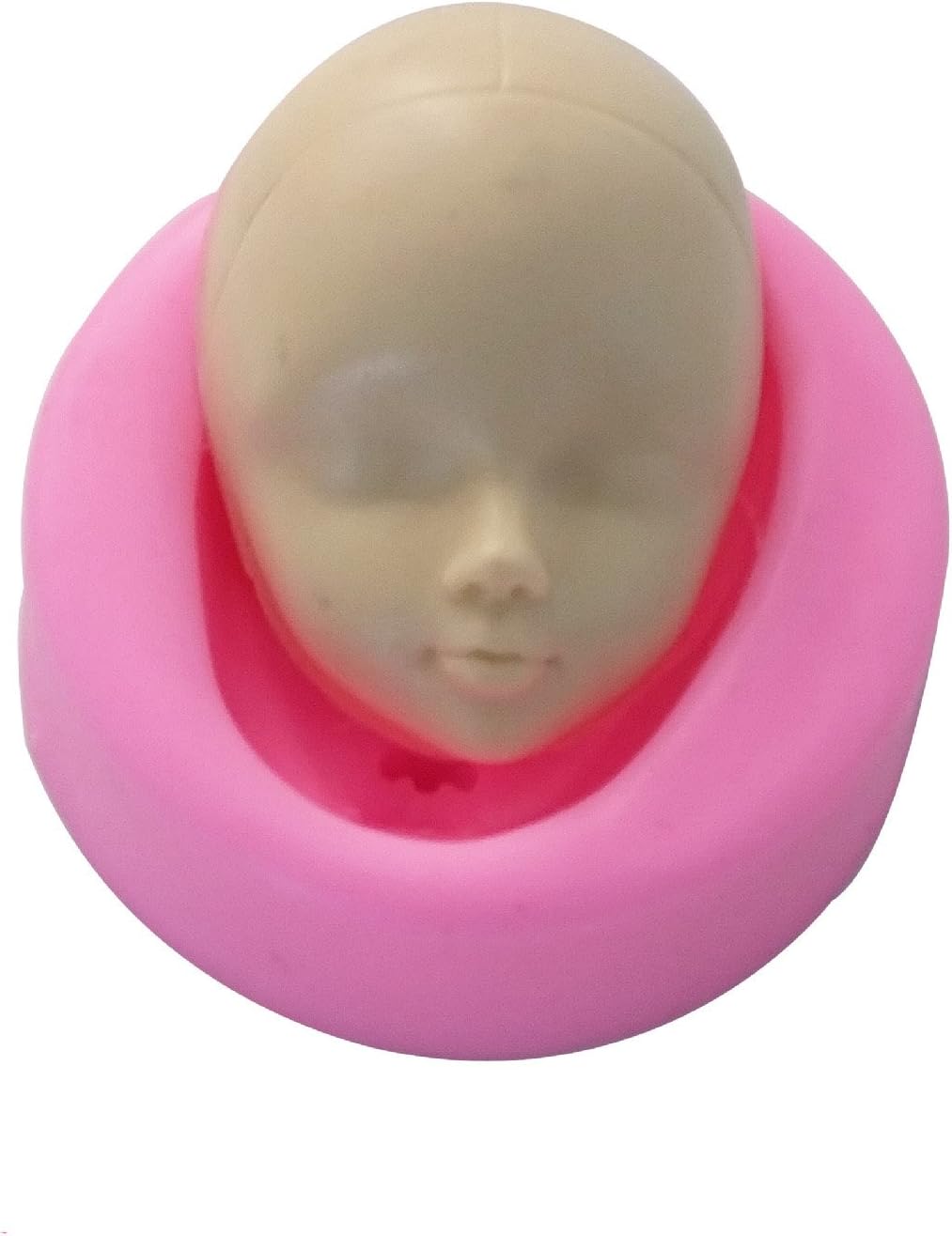 Silicone Mold Polymer Clay Tools Molds Human Body/Baby Face Mold,Fondant Sugarcraft Molds,Cake diy Craft Mold (Cute Baby Face)