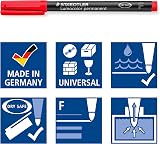 Staedtler 318 B10 Lumocolor Permanent Pen 0.6mm Fine Assorted 10 view 7