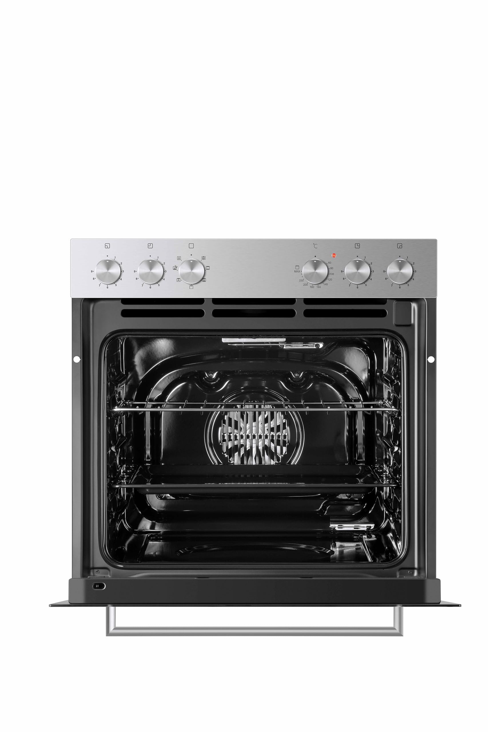 Backofen Herdset Einbau Kochfeld Glaskeramik rahmenlos 72 L Respekta HS2001-26 6