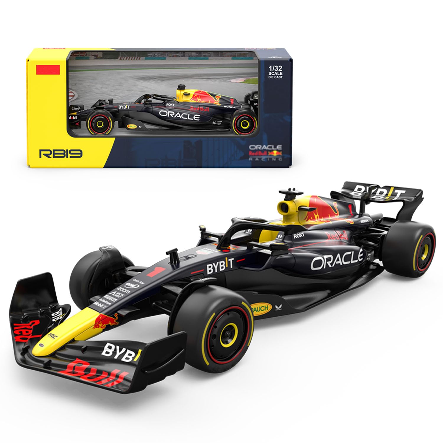 Photo 1 of 1:32 RedBull F1 RB19 Metal Diecast Cars with Free Wheels, Formula 1 Racing Model Car, Ideal Slot Cars Collectibles Gifts for Formula One Fans, Blue