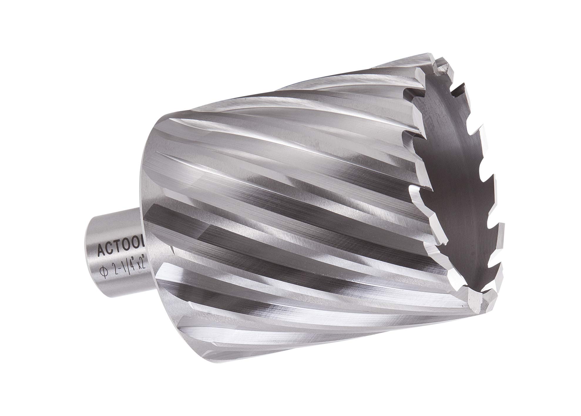 ACTOOL 2-1/4" Diameter × 2" Depth of Cut HSS ANNULAR Cutter
