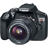 Canon EOS Rebel T6 Digital SLR Camera Kit with EF-S 18-55mm f/3.5-5.6 is II Lens, Built-in WiFi and NFC - Black (Renewed)