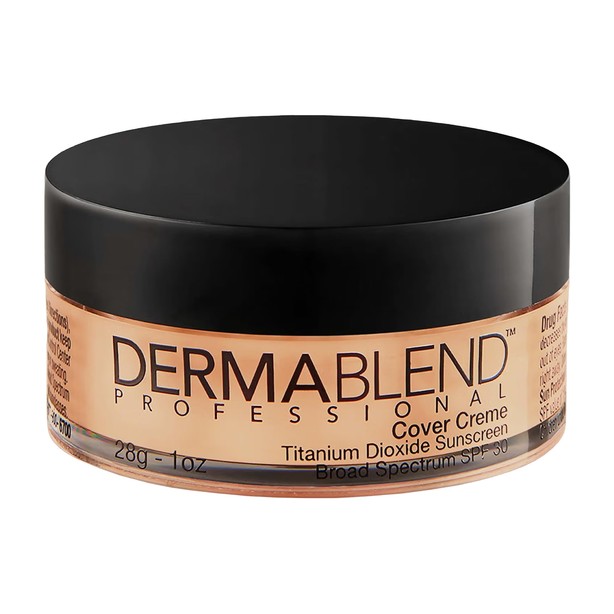 Photo 1 of Dermablend Cover Creme High Coverage Foundation with SPF 30, 25N Natural Beige, 1 Oz.