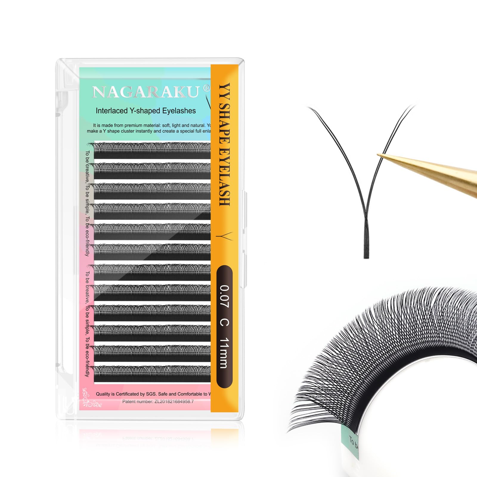 NAGARAKU yy Eyelash Extensions Supplies y lash