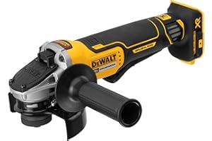 DEWALT 20V MAX* Angle Grinder Tool Cordless Brushless, 4 1/2 Inch, with Paddle Switch and Kickback Brake, Tool Only (DCG413B)