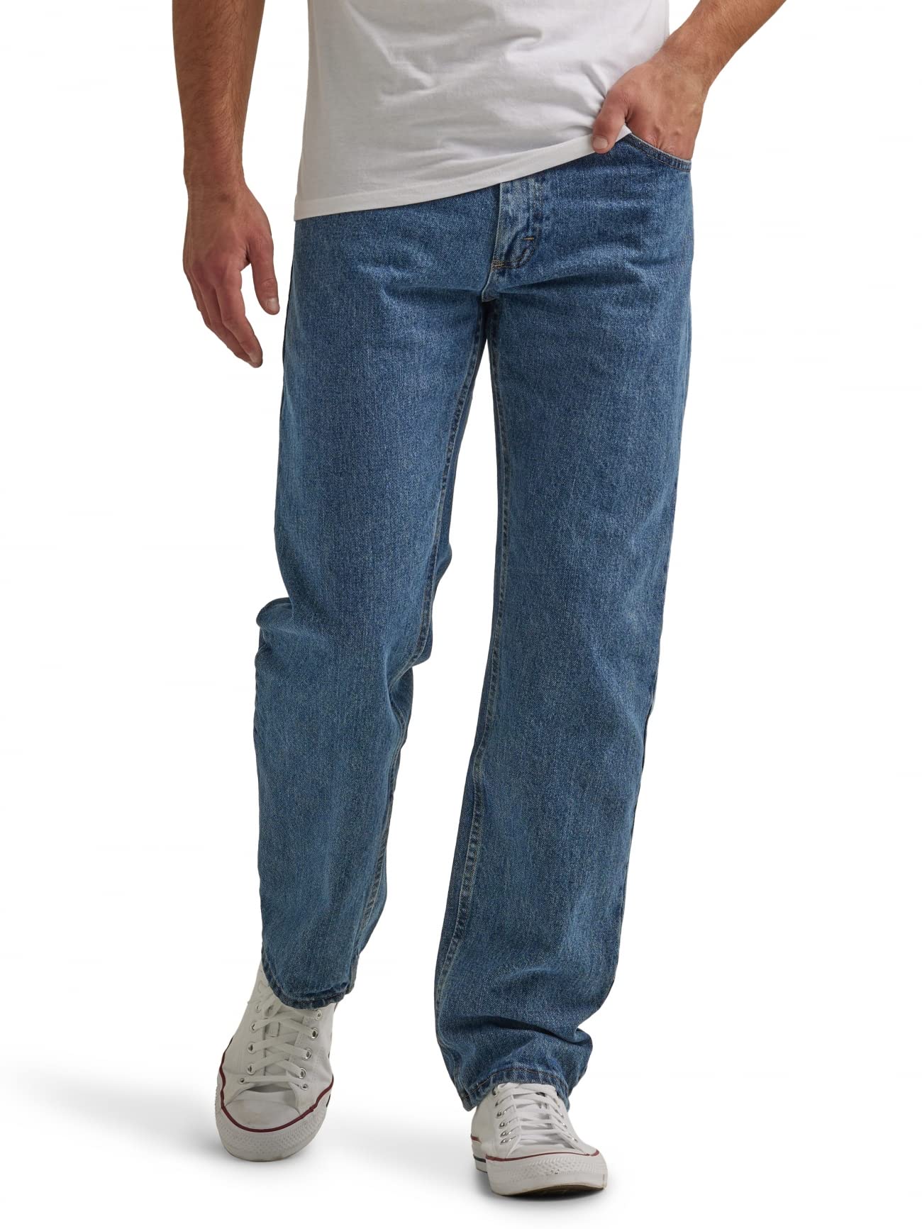 Classic 5-Pocket Jean in Winter White main image 1