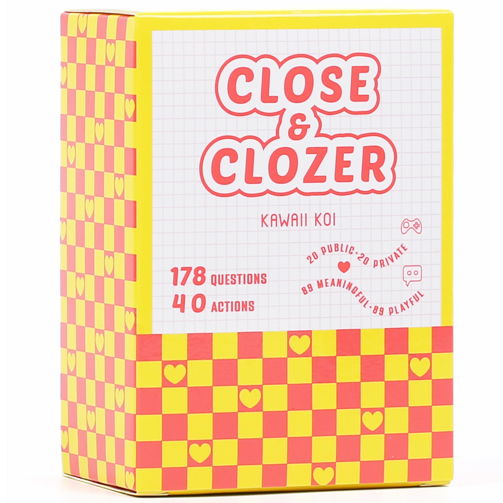 Couples Conversation Cards - Couple Card Game for Date Nights & Travel Adventures with 178 Questions & 40 Tasks for Deeper Connection & Relationship, Great Gift for Couples, Anniversary & Valentines