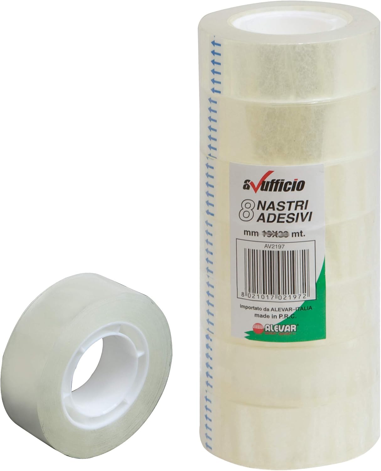 Alevar 2198 Adhesive Tape, transparent, mm 15x10 mt