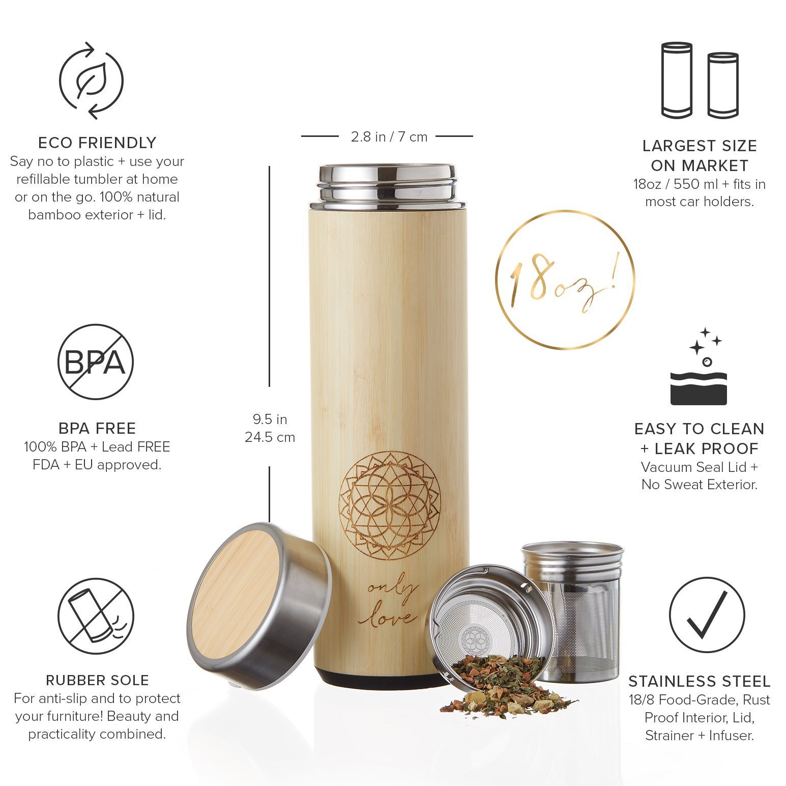 loose leaf tea thermos