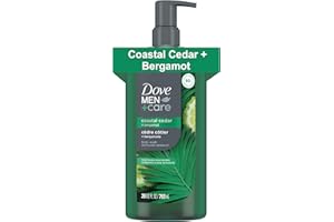 DOVE MEN + CARE Body Wash Coastal Cedar & Bergamot Plant-Based Moisturizing Body Wash for Men, 26oz