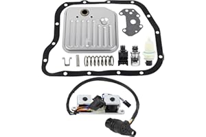 CNYGO A500 A518 A618 46RE 47RE 48RE Transmission Filter Gasket Kit Fit for Dodge Ram 1500 2500 3500 Dakota Durango Grand Cherokee Jeep Chrysler 2000-up with Governor Pressure Sensor Solenoid 42RE 44RE
