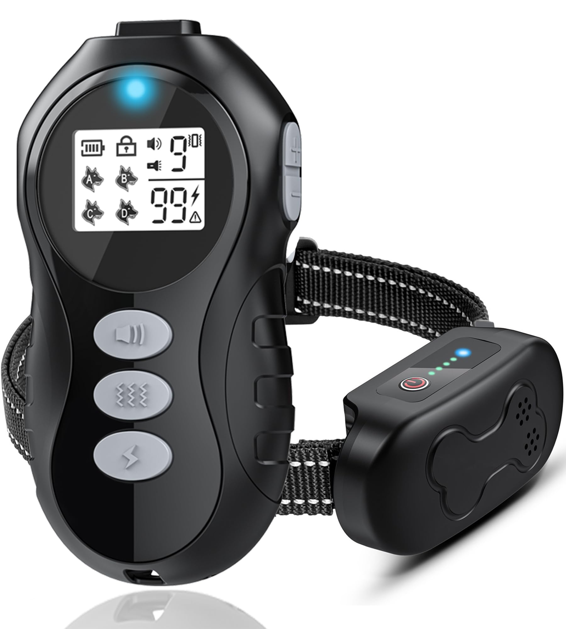 Photo 1 of Dog Shock Collar - Powerful 2000FT Dog Training Collar with Remote, Waterproof & Rechargeable E Collar for Dogs Training, Beep, Vibration, Shock, Safe & Effective for All Breeds