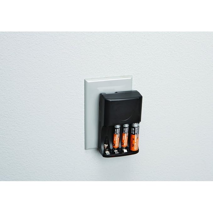 "ABC Products" Slim Wall Mount Battery Charger Plugs Into Wall