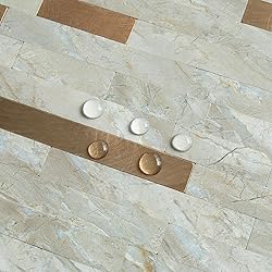 AULIGET 2 Sheets Faux Stone Peel and Stick