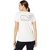 Vineyard Vines Womens Short-Sleeve Vintage Whale Pocket Tee
