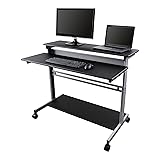 Stand Up Desk Store Rolling Adjustable Height Two