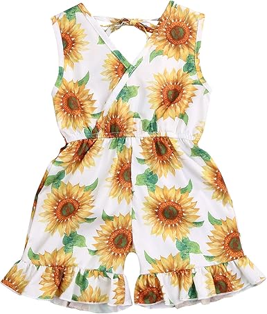 sunflower dresses for flower girl