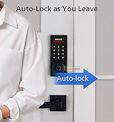 Philips Smart Lock with App Control, Fingerprint
