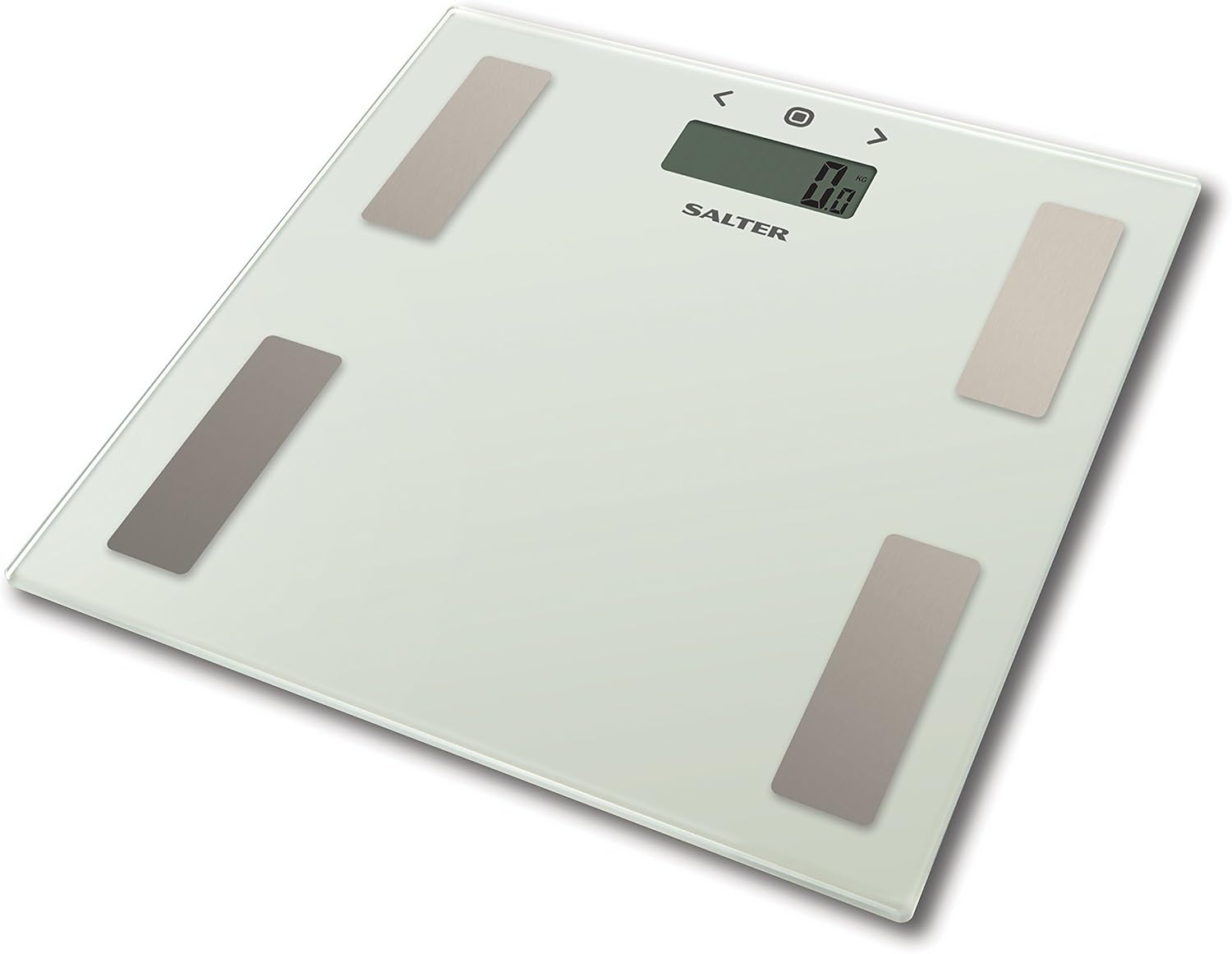 Salter Glass Body Analyser Digital Bathroom Scales, Measure Weight BMI