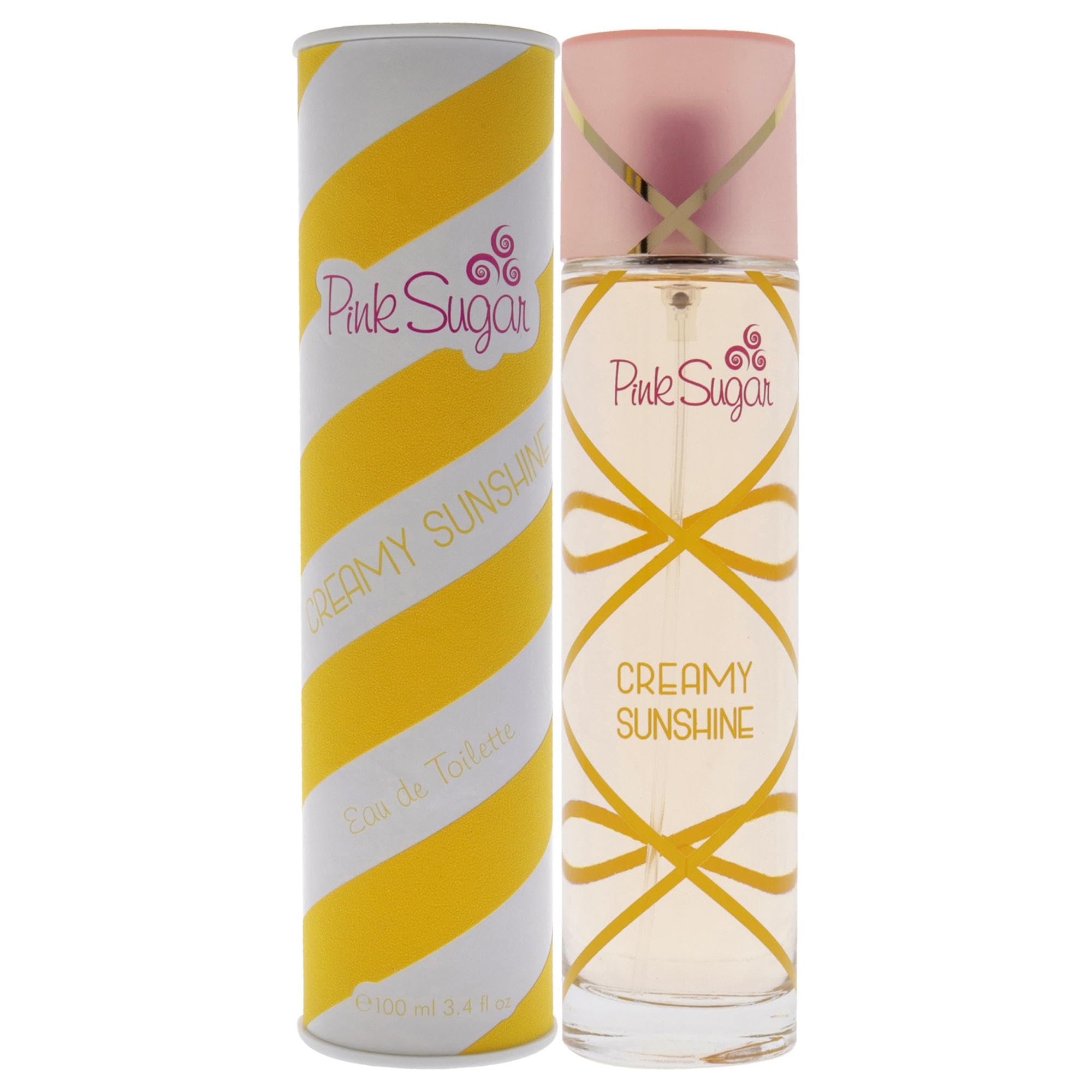 Pink Sugar Creamy Sunshine Eau de Toilette Perfume for Women, 3.4 Fl. Oz.