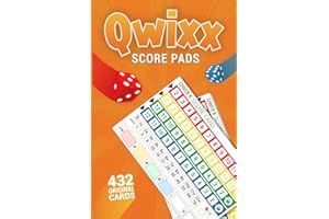 Qwixx Score Pads: 432 Original Dice Game Sheets for Epic Game Nights with Friends and Family!