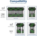 deleyCON 6pc PSU Cable Set 30cm ATX Motherboard PCI Express Cable Management view 6