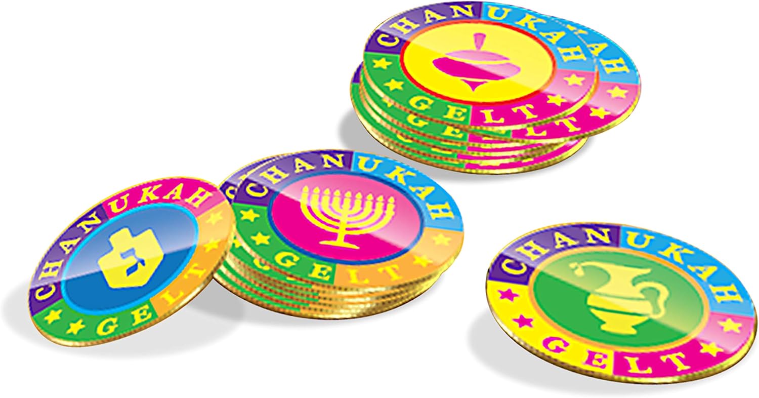 Ner Mitzvah Menorahs for Chanukah - Complete Set Hanukkah Menorah - Menorah, Hanukkah Candles, Dreidels, Play Coins, Guide: Home & Kitchen