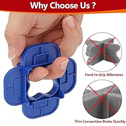 12 Packs 4-in-1 Multi-Size Deck Spacers Tool