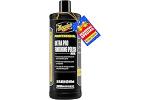 Meguiar's Professional Ultra Pro Finishing Polish M21032, Car Polish for a Mirror-Like Finish on Your Car, Removes Swirls and Rotary Holograms While Increasing Gloss and Shine, 32 Oz