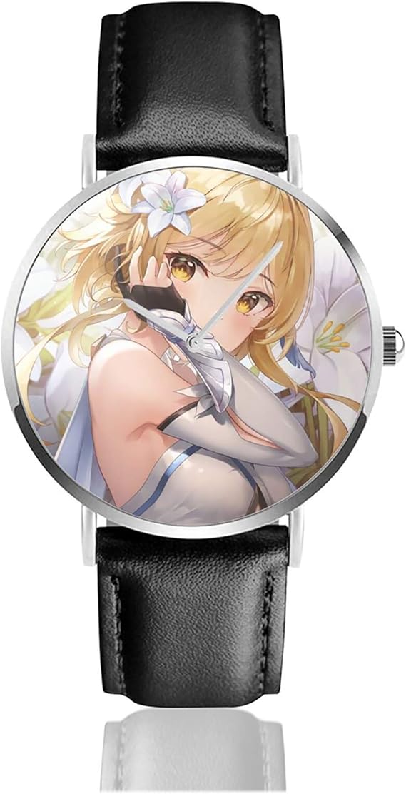 Amazon 原神project 腕時計 レザー 時計 バンド ウォッチ パイモン アンバー クレー フィッシュル 男女兼用 学生用 革ベルト うで 時計 ゲーム キャラクター アクセサリー 萌えグッズ ギフト 誕生日プレゼント メンズ腕時計 腕時計 通販