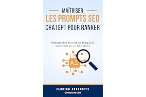11 Prompts SEO ChatGPT facile pour ranker efficacement: Mise à jour 2025 (French Edition)