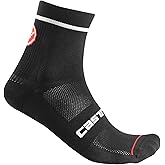 CASTELLI Men’s Entrata 9 Sock, Performance Cycling Apparel Sock, Moisture Wicking with Midfoot Support Band for Road Biking