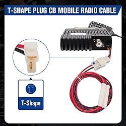 Anina T-Shape DC Cord Car Power Cable, 6.5ft CB