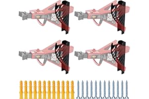 Racewill 4 Packs Jack Stand Holder Wall Mount Organizer Bracket Rack Fits 4 & 5 & 6 Ton Jack Stands