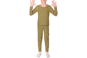 American Trends Kids Thermal Underwear Set Ultra Soft Kids Long Johns Sets Toddler Base Layer for Boys Girls