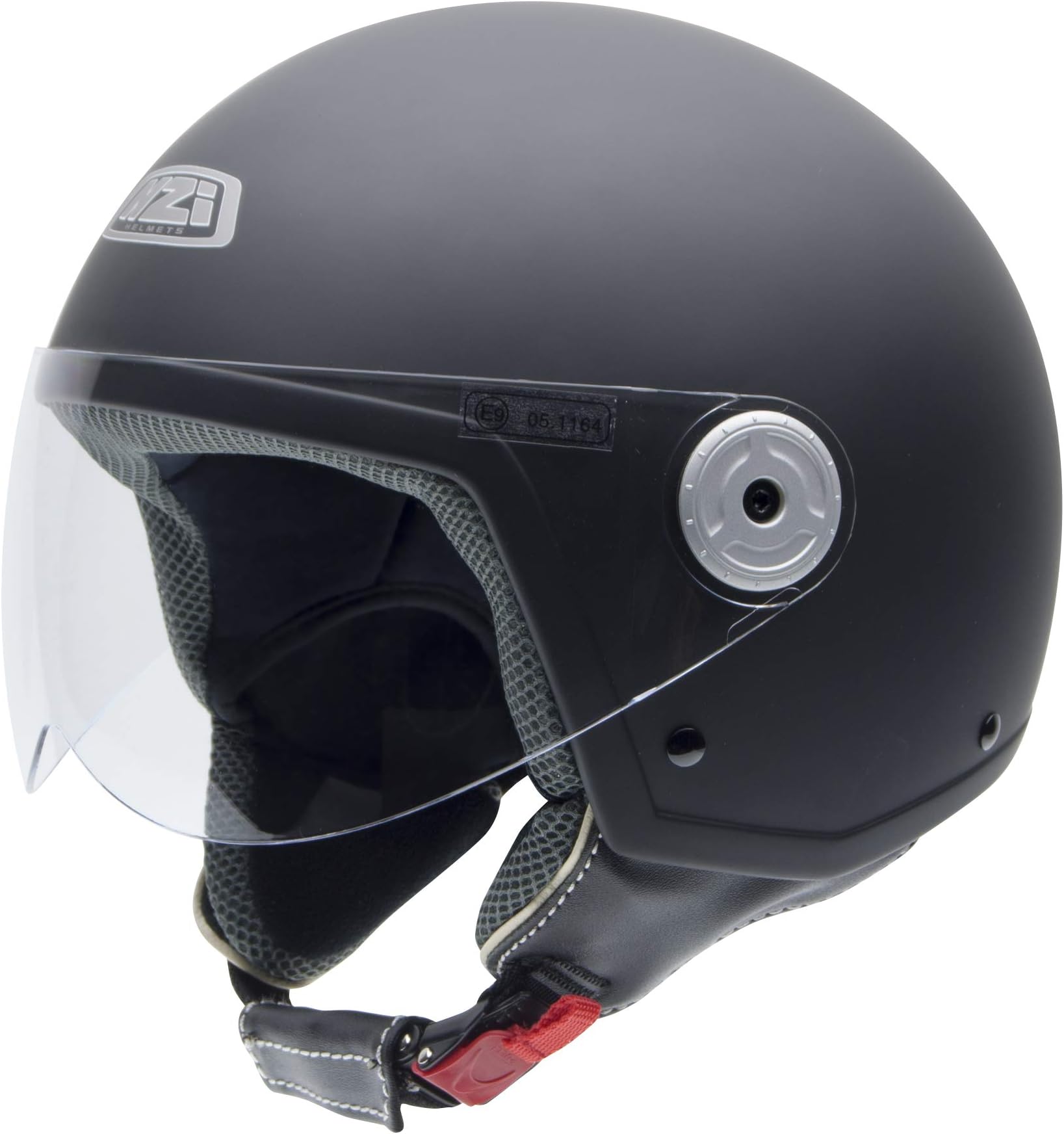 NZI 150251G093 Vintage II SOB Open Face Motorcycle Helmet, Black Matte, S