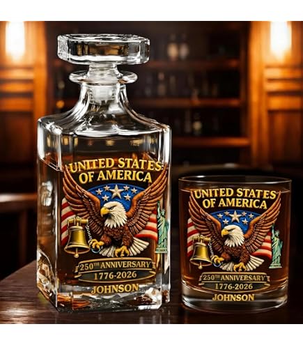 TEELING WHISKEY【ティーリング】ケース有　グラス付　未開栓 Amazon.com | TM TEEMAN U.S. 250th Anniversary Commemorative
