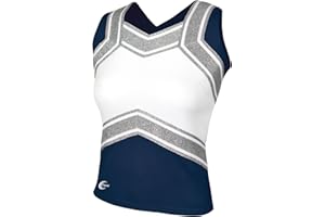 chassé Girls' Blaze Shell Top - Youth Sized Cheerleading Uniform Shirt