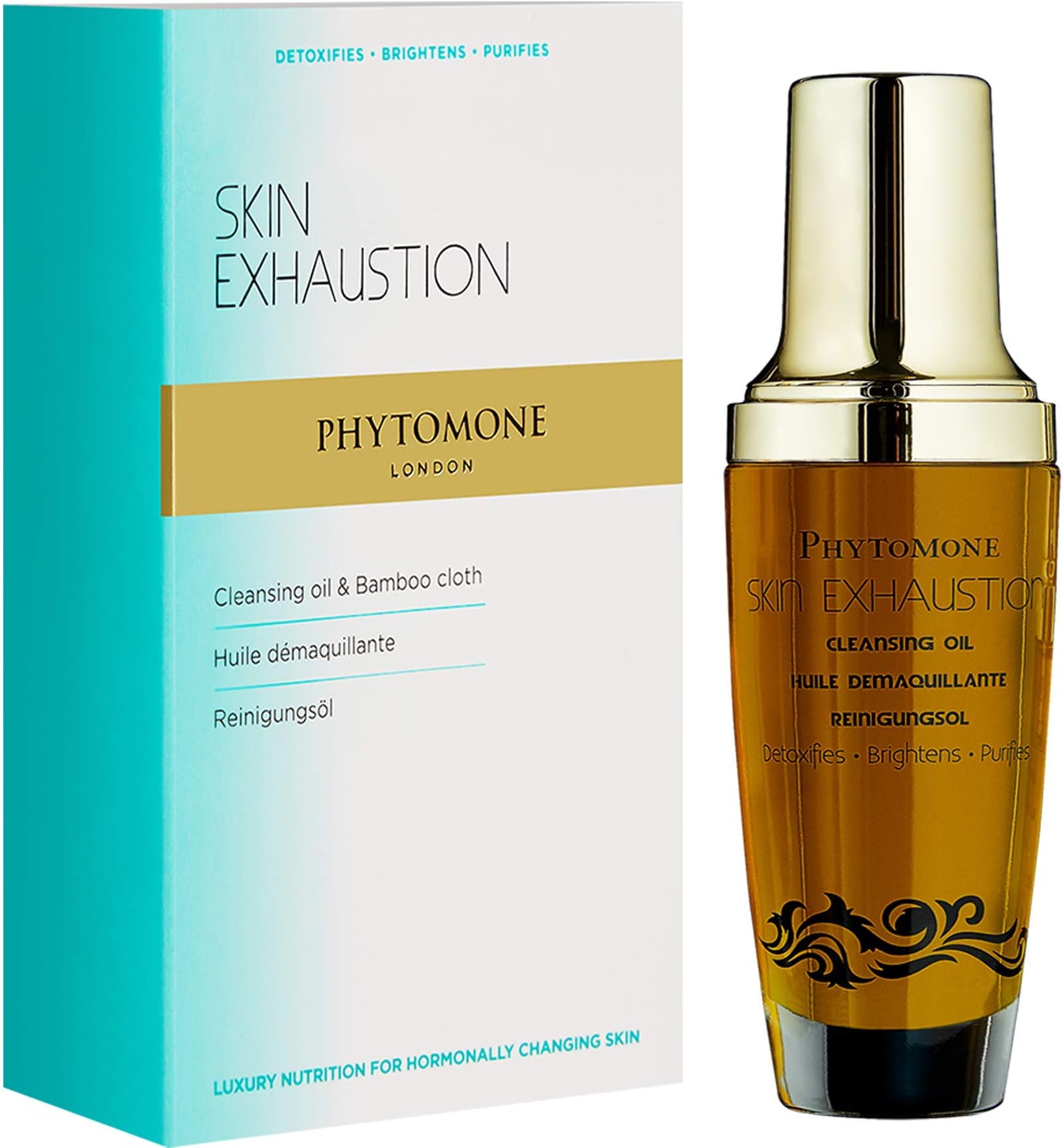SKIN EXHAUSTION CLEANSING OIL FOR MATURE SKIN + Free Bamboo Cloth 50ml