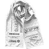 Target Receipt Scarf, Double Sided, Hilarious 100% Fleece Scarf. Looks Like a Real Target Receipt