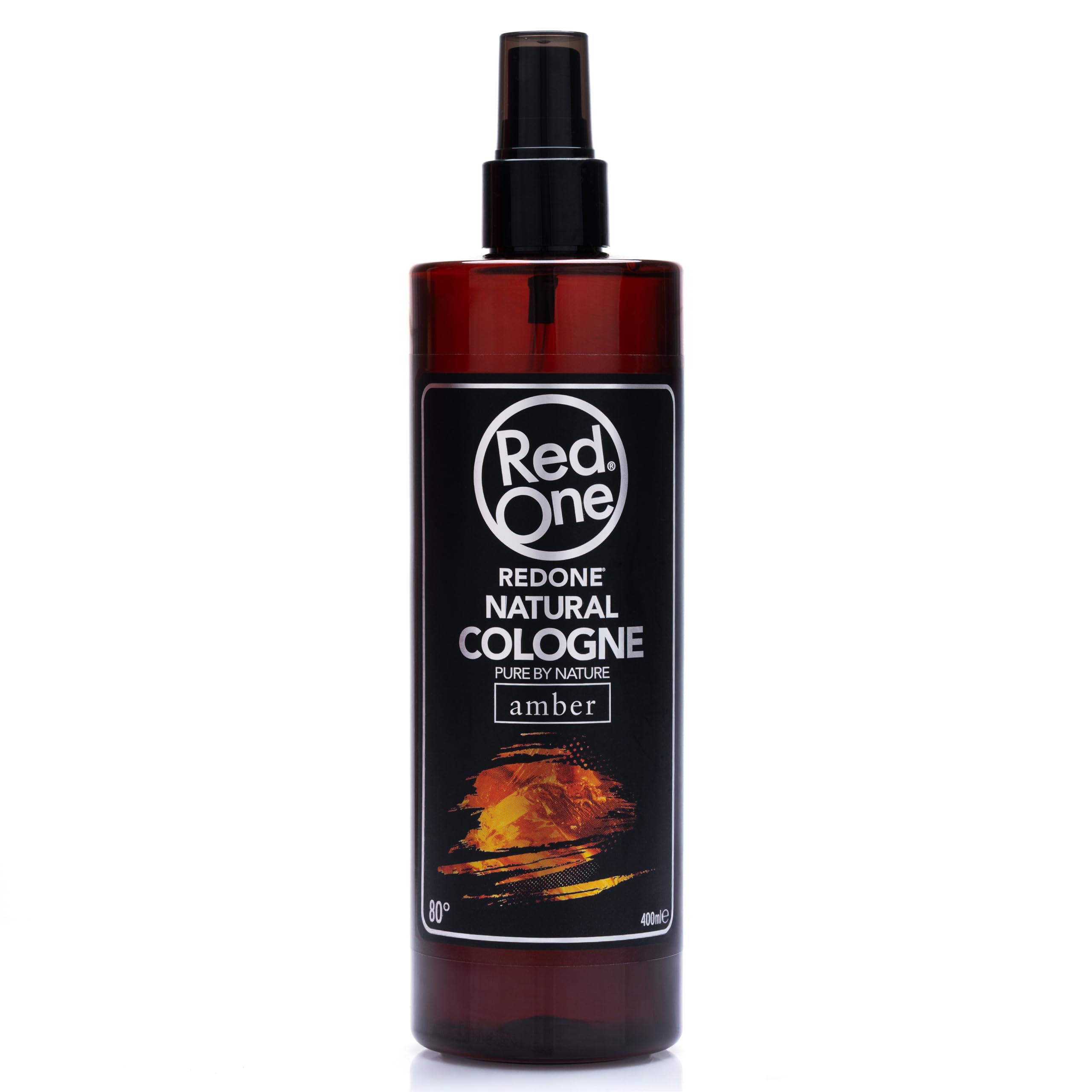 Redone Aftershave Natural Barber Spray Cologne 400 ml – Amber | Long-Lasting Barbershop Scent | Cooling Quick-Dry After Shave Splash | Professional Barber Size | Daily Men’s Cologne Spray