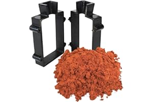 PMC SUPPLIES LLC Sand Casting Set with 5 Lbs Petrobond Quick Cast Sand Casting Clay and Cast Iron Mold Flask Frame Melt Pour Metals