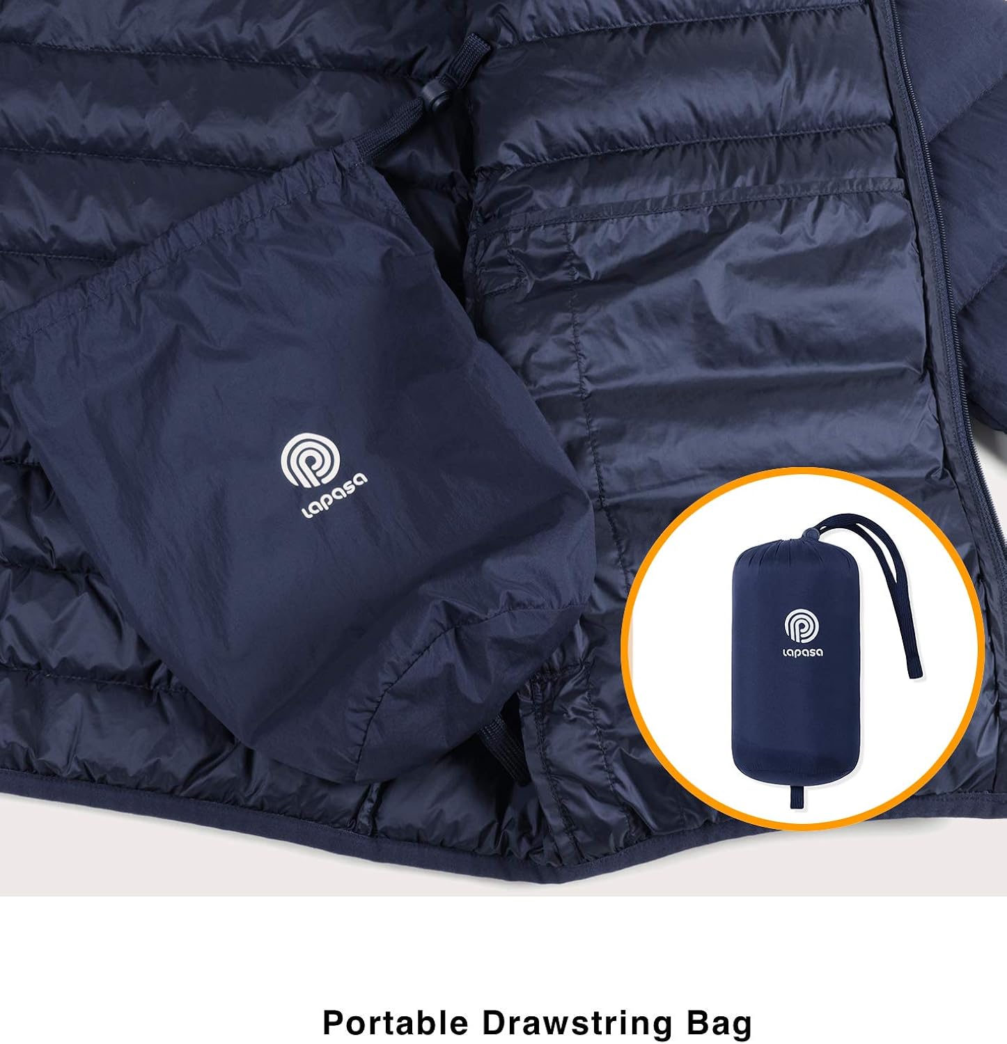 LAPASA Men's Lightweight Packable Down Jacket Breathable Puffy Coat Water-Resistant M32 at  Men’s Clothing store