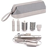 WINZEDGE Airwrap Travel Case for Dyson/Shark Flexstyle, Complete Styler and Attachments Travel Pouch - Dark Gray