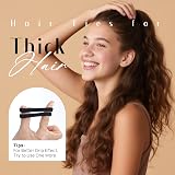 Dreamlover Hair Bands Black 50 Pieces Durable Elastic Seamless Ties view 3